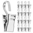 thumbnail image 3 of 25pcs Stainless Steel Curtain Clips With Hooks Metal Clips For Hanging Curtains Clips For Hanging Hook Clips Hat Clips For Hanging, 3 of 8