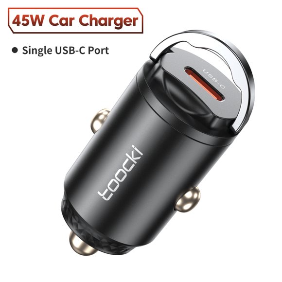 Toocki 45W USB Car Charger QC 4.0 PD 3.0 PPS 5A USB Type C Fast Charging For iPhone 15 14 13 Pro Huawei Xiaomi Samsung S22 Ultra