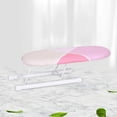 thumbnail image 3 of Steel Table Top Ironing Board Compact Foldable Legs with Heat Resistant Board Cover Slip for Laundry Dorm Desk Travel Home Pink, 3 of 8