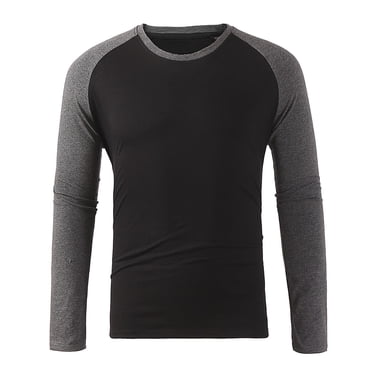 Men's Long Sleeve Baseball Fashion Tee for Athletic Casual Wear and Comfortable Daily Outfits