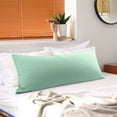 thumbnail image 1 of PiccoCasa Brushed Microfiber Pillowcase Body Pillow Pillowcase, Queen Spa Blue, 1 of 9
