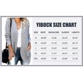thumbnail image 5 of MesaSe Womens Long Sleeve Open Front Waffle Chunky Knit Cardigan Sweater Outwear, 5 of 5