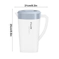 thumbnail image 3 of UsRHHA Clear Plastic Pitcher with Lid 2L Capacity, Leak Proof Beverage Dispenser for Iced Tea Lemonade, Cold Drink Water Pitcher, 3 of 6