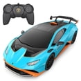 thumbnail image 1 of RASTAR Lamborghini Huracan STO RC Car 1:24 Scale Remote Control Toy Car, R/C Model Vehicle for Kids - Blue, 1 of 5