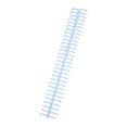 thumbnail image 4 of Spiral Binding Coil, 30 Holes 130 Sheets Capacity Sheet Binding Comb 16mm Inner Diameter  For Paper Light Blue, 4 of 8
