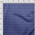 thumbnail image 2 of oneOone Cotton Silk Fabric Leaves & Floral Block Decor Fabric Printed BTY 42 Inch Wide, 2 of 4