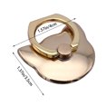thumbnail image 3 of Metal Phone Ring Holder - 360° Rotating Finger Grip & Kickstand - Universal for Smartphones, 3 of 5