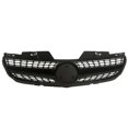 thumbnail image 3 of Grille avant pour Mercedes-Benz R230 SL Class 2007-2009 SL550 Pare-Chocs Supérieur de Voiture Noir/argent Grille en Maille, 3 of 6