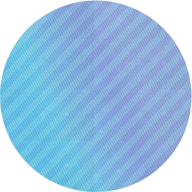 Ahgly Tapis d'Intérieur Lavable en Machine Carré Transitionnel Bleu Iceberg, 3 Pieds Carré