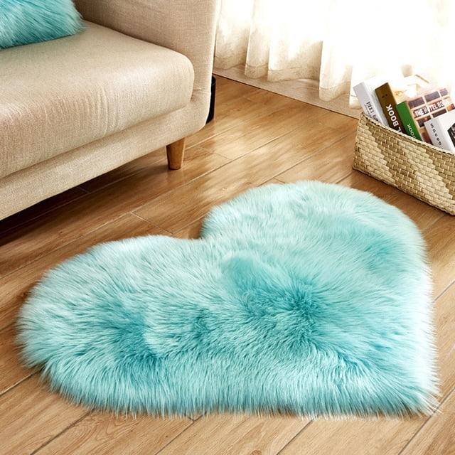 TIMIFIS Rug Home Decor Wool Imitation Sheepskin Rugs Faux Fur Non Slip Bedroom Shaggy Carpet Mats Carpet - Fall