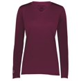 thumbnail image 1 of Holloway 222824.745.L T-Shirt à Manches Longues pour Femmes Momentum, Bordeaux - Grand, 1 of 1