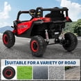 thumbnail image 4 of 4WD Kids Ride On UTV with Remote Control, Spring Suspension Off Road Electric Truck for 3-8 Years Outdoor Play, 4 of 7