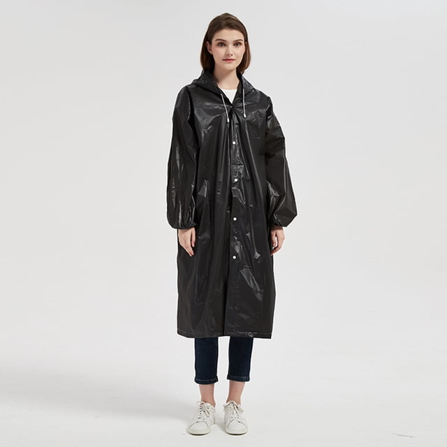 Imperméable de Pluie pour Adulte, Couleur Unie, Plein Air, Randonnée, Jour de Pluie, Voyage, Dérive