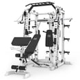 thumbnail image 1 of Marcy Cage de Puissance, Système de Gym Smith Machine avec Banc-Presse et Support pour Squats, 1 of 8