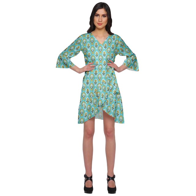 Moomaya Printed WoMen's Robes Soft Kimono Robe Nightwear Summer Bathrobe