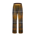 thumbnail image 5 of Weiqiqre Mens Cargo Pants Bottoms Elastic Waist Drawstring Fallow Sleep Lounge Pants,Size M, 5 of 5