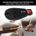 thumbnail image 2 of Unique Bargains 3 Buttons Keyless Entry Remote Fob Key Shell Case for Dodge Grand Caravan 08-18, 2 of 7