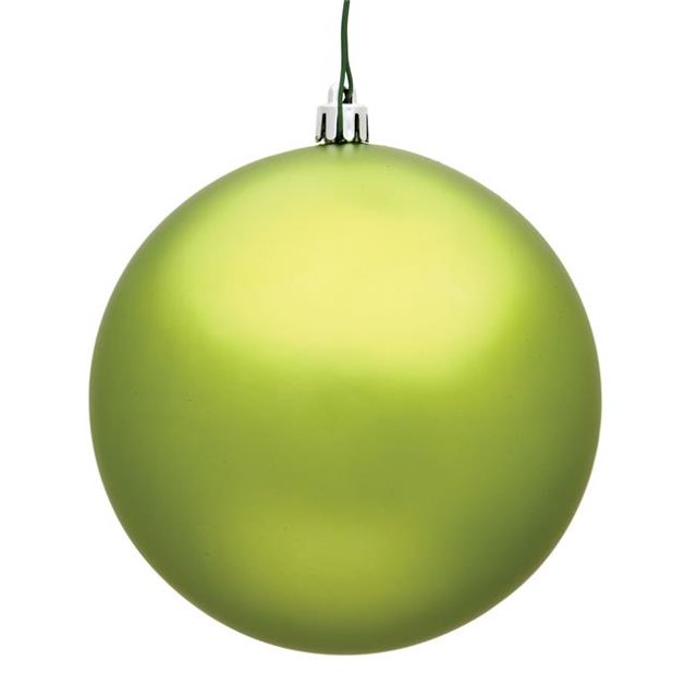 Vickerman N596073M 2.4 in. Lime Matte Christmas Ornament Ball - 60 per Box