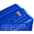 thumbnail image 4 of WINGOMART 3-Piece Luggage Set Lightweight Durable PC+ABS Hardshell, Double Spinner Wheels, TSA Lock - 22in/26IN/30in - BLUE, 4 of 9
