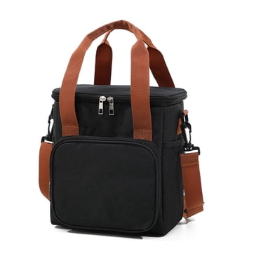 Birdeem Portable Lunch Cooler Bag, Insulated Lunch Box with Handle and Shoulder Strap, Oxford Cloth Reusable Lunch Tote, Leakproof Lunch Bag for Work, Travel, Picnic, and Camping
