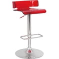 thumbnail image 1 of ACME Rania Swivel Adjustable Bar Stool in Red, 1 of 2