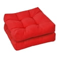 thumbnail image 1 of Costway 2 Pcs Coussins d'Assise pour Chaise de Patio 21 Pouces x 21 Pouces Intérieur/extérieur Rouge, 1 of 10