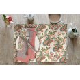 thumbnail image 2 of Vargottam Placemats- Placemat For Dining Table, Set Of 4- Printed & Reversible CottonNapkin-IndoorPlacematsFor Home & Kitchen Dining Table- Asian Paisley (Multicolor), 2 of 5