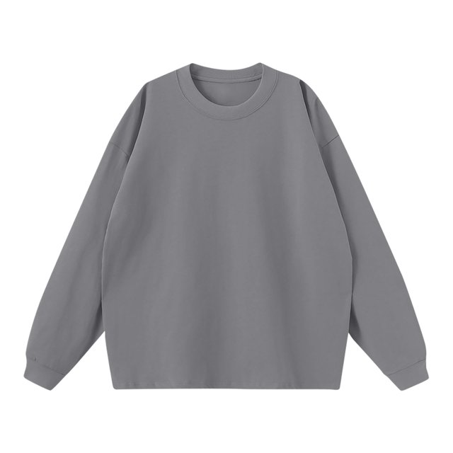Birdeem Shirts for Men Mens Solid Color Winter Loose Long Sleeved T-Shirt