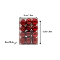 thumbnail image 2 of Vaidha 3cm Christmas Tree L Bauble Hanging Home Party Ornament Decor, 2 of 4