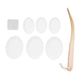 thumbnail image 1 of Back Lotion Applicator, Wooden Handle Cleaning Back Scrubber EVA Ergonomic  For Hotel For Men Women, 1 of 8