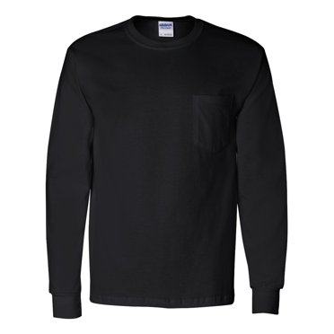 Gildan Ultra Cotton Long Sleeve Pocket T-Shirt