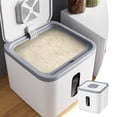 thumbnail image 1 of Dvkptbk Storage Bins Airtight Rice Dispenser ，Cover Rice Bucket for Cereal Grain Flour Rice Beans Pet Food Countertoplarge Rice Storage Container with Lid, Proof Househ Storage & Organization, 1 of 6