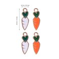thumbnail image 2 of Miangastore 40Pcs Dripping Oil Pendants Cute Charms for Jewelry Making Decorative Zippers for Cosplay Party, 2 of 8