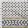 thumbnail image 1 of Soimoi Velvet Fabric Stripe,Leaves & Floral Panel Decor Fabric Printed Yard 58 Inch Wide, 1 of 2