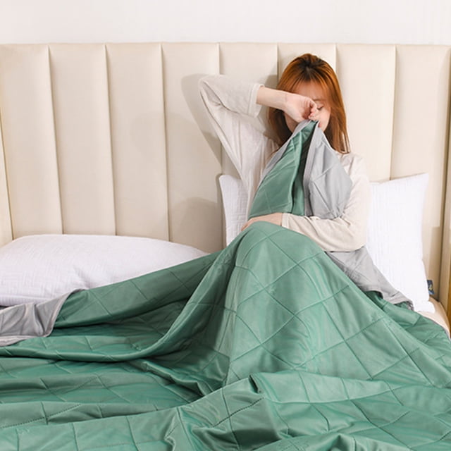 Boovnll Skin-Friendly Plain Printed Washed Cotton Summer Quilt Ventilation Quilt
