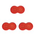 thumbnail image 1 of VONKY Tapis pour Chat Durable et Longue Durée Tapis pour Animaux de Compagnie Mignon et Pratique Variété de Styles Rouge 3Set, 1 of 6