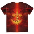 thumbnail image 2 of Halloween Intergalactic Pumpkin of Doom All Over Youth T Shirt, 2 of 2