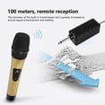 thumbnail image 4 of COFEST LED Digital Display Wireless Microphone Home Karaoke Outdoor Activities Audio TV Singing KTV Karaoke Meeting Performance Host Microphone Long Battery Life Gold, 4 of 8