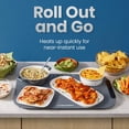 thumbnail image 3 of Chefman Roll n’ Go Food Warming Mat with Customizable Temperature Controls and Storage Bag - Grey, New, 3 of 7