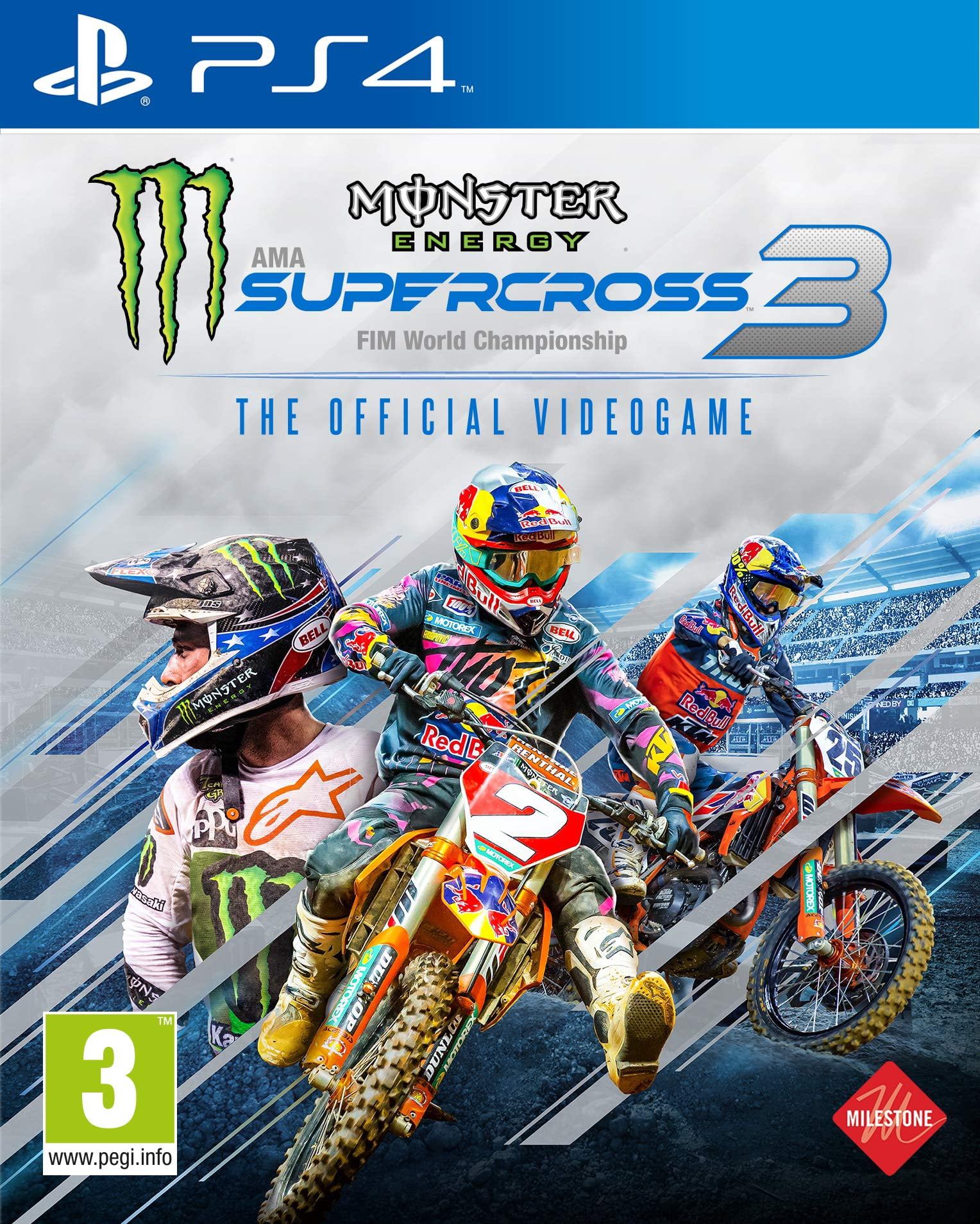 Monster Energy Supercross - le Jeu Vidéo Officiel 3 (PS4)