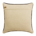 thumbnail image 3 of Decorative Brown 20"x20" (50x50 cm) Throw Pillows, Linen & Faux Leather Textured Fabric, Jute & Patchwork Throw Pillows For Couch, Solid Pattern Modern Style - The George, 3 of 3