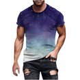 thumbnail image 1 of Birdeem Nouveau T-Shirt pour Hommes à la Mode Impression 3D Faisceau de Ciel Non Localisé Manches Courtes Col Rond T-Shirt Haut de Sport Décontracté Blouses, 1 of 5