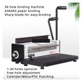 thumbnail image 2 of Iron Ring Binding Machine Manual 8-inch A5 Calendar Hanging Punching and Pressing Double Line ,Pinpoint Punching, 2 of 6