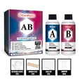 thumbnail image 2 of Crystal Clear Epoxy Resin Kit 200ml High Transparency Glue DIY Set with 100ml Resin, 100ml Curing Agent, 2 Measuring Cups, 2 Stirring Rods, 4 Droppers, 2 Gloves for Jewelry Crafts Ornaments, 2 of 9