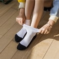 thumbnail image 5 of Penkiiy Baby Girl Ruffle Socks Combed Cotton, Infant Princess Dress Frilly Socks 1 -13 Years Black, 5 of 5