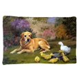 thumbnail image 1 of Carolines Treasures HEH0096PILLOWCASE Yellow Labrador & Chicks Fabric Standard Pillowcase, 1 of 2