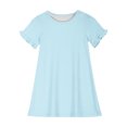 thumbnail image 5 of RXIRUCGD 2025 Vêtements d'Été pour Enfants 3-12 Ans Mode Imprimée Pyjama Rêveur Mi-Mollet Chemise de Nuit, 5 of 5
