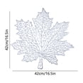 thumbnail image 3 of LSLJS Décor d'Automne 1 Paquet Napperon en PVC Creux en Forme de Feuille d'Érable Napperon Résistant à la Chaleur Lavable Antidérapant Napperon Imperméable pour Table à Manger Décor de Mariage, 3 of 6