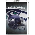 thumbnail image 2 of NFL Seattle Seahawks - Helmet 16 Wall Poster, 14.725" x 22.375" Framed, 2 of 4