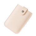 thumbnail image 1 of Card Stackable Pull-Out Card Holder Multi-Card Slots Credit Card Holder PU Leather Pocket Business Card Holder with Snap Buttons, 1 of 7